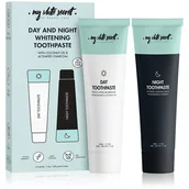 Pasty do zębów - My White Secret Toothpaste Classic Mint zestaw do pielęgnacji zębów dla efektu śnieżnobiałych zębów - miniaturka - grafika 1