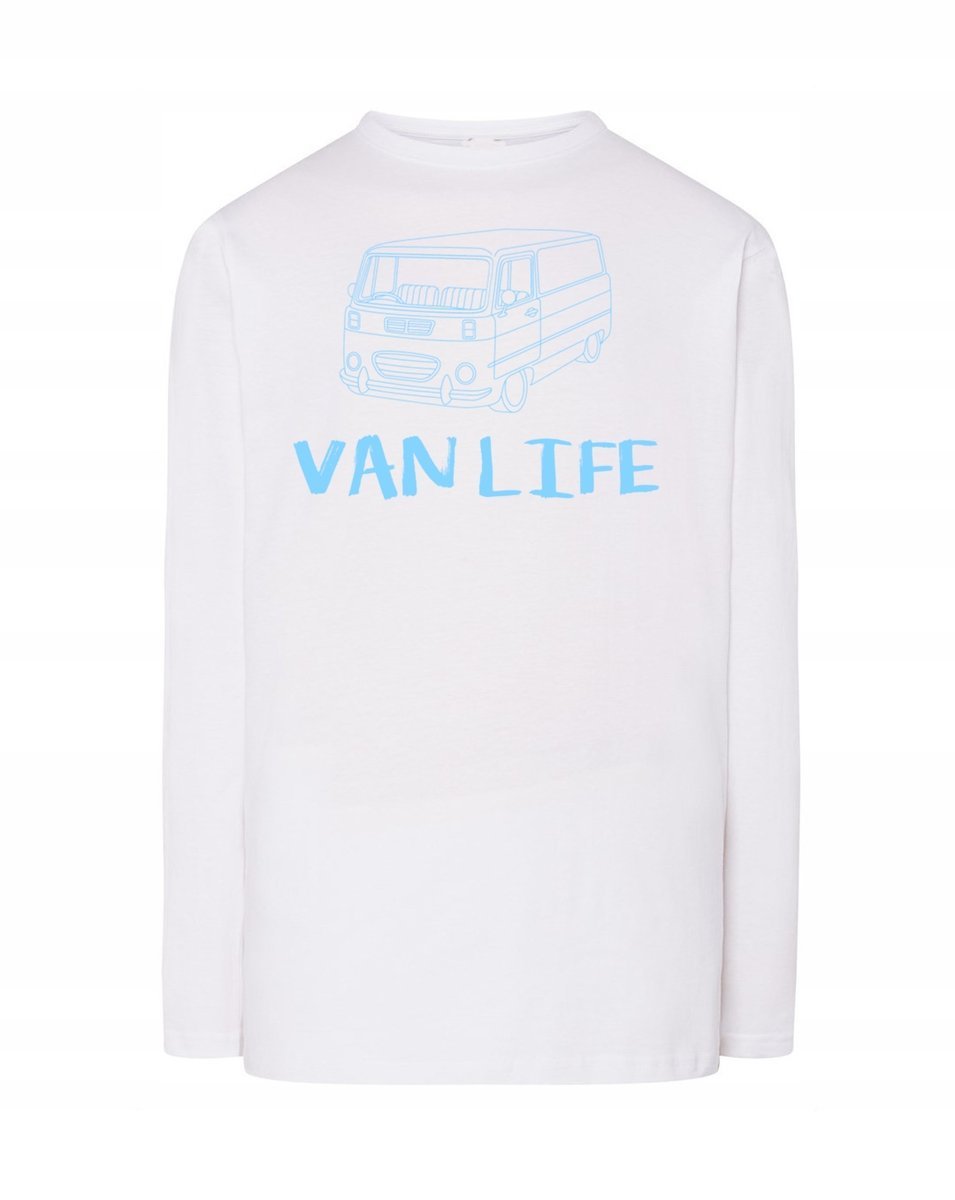 Longsleeve męski FAJNY nadruk VAN Van Life r.5XL