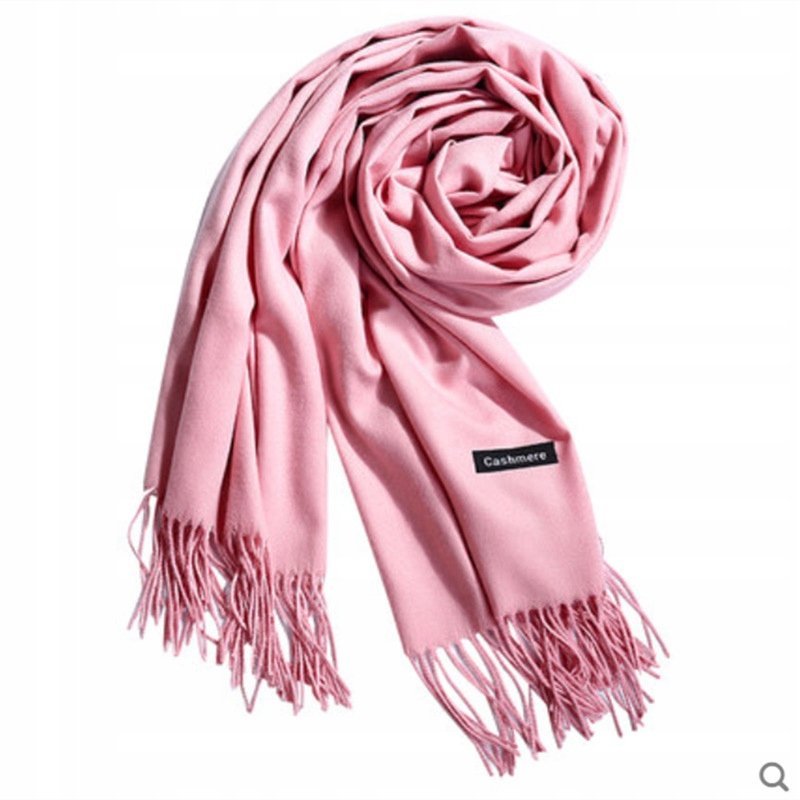 elegancki damski SZAL miękki jak kaszmir SZALIK GŁADKI KLASYCZNY 200x66cm