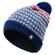 Czapki męskie - Męska Czapka zimowa HI-TEC ELDAR 12912-GR/NAVY/RE - miniaturka - grafika 1