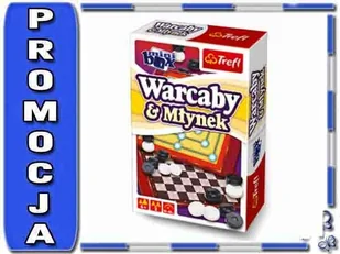 TREFL 00650 GRA Podróżna WARCABY Nowość WWA - Gry planszowe - miniaturka - grafika 1