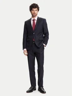 BOSS Garnitur H-Huge 50546121 Granatowy Slim Fit - Garnitury - miniaturka - grafika 1
