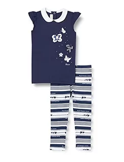 Bluzki dla niemowląt - Chicco Koszulka dla dziewczynek Completino + legginsy zestaw - grafika 1