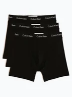 Majtki męskie - Calvin Klein Obcisłe bokserki pakowane po 3 szt. Mężczyźni Bawełna czarny jednolity, S - miniaturka - grafika 1