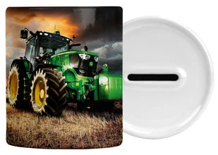 SKARBONKA DLA DZIECI TRAKTOR Z IMIENIEM - Skarbonki - miniaturka - grafika 1