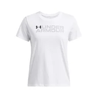 Koszulki i topy damskie - Damska Koszulka z krótkim rękawem UNDER ARMOUR UA W BL PACK SS 1386847-100 – Biały - miniaturka - grafika 1