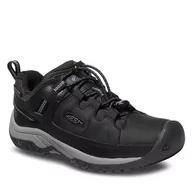 Buty dla chłopców - Trekkingi Keen Targhee Low Wp 1027399-1 Black/Steel Grey - miniaturka - grafika 1