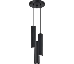 Sollux SL.1576 - Żyrandol na lince KARBON 3xGU10/10W/230V czarny - Lampy sufitowe - miniaturka - grafika 1
