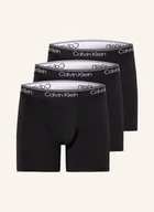 Majtki damskie - Calvin Klein Bokserki Microfiber Stretch, 3 Szt. schwarz - miniaturka - grafika 1