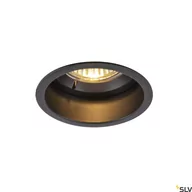 Oprawy, klosze i abażury - SLV Lampa wpuszczana HORN GU10 czarna 25W 1005435 - miniaturka - grafika 1