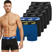 Majtki męskie - Puma Bokserki Męskie 6 sztuk Majtki Bawełna Black Blue Mix Rozmiar L - miniaturka - grafika 1