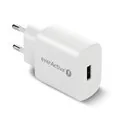 Ładowarki do telefonów - Ładowarka sieciowa do telefonu / smartfona everActive SC-250Q z gniazdem USB QC3.0 - miniaturka - grafika 1