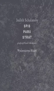 Spis paru strat - Judith Schalansky - Poezja - miniaturka - grafika 1