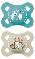 Smoczki uspokajające - MAM BABY ORIGINAL PLANET LOVE SMOCZEK 2-6 MIESIĘCY 2SZT - miniaturka - grafika 1