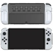 Akcesoria do Nintendo - Etui DOBE TNS-1190 do Nintendo Switch Oled Przezroczysty - miniaturka - grafika 1