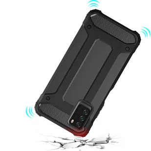 Hybrid Armor pancerne hybrydowe etui pokrowiec Xiaomi Redmi Note 10 5G / Poco M3 Pro złoty - Etui i futerały do telefonów - miniaturka - grafika 4