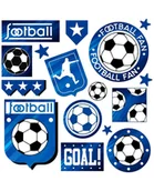 Pasmanteria - Naprasowanki Naplamki GOL mały arkusz - miniaturka - grafika 1