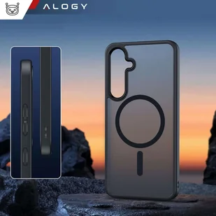 Etui do Samsung Galaxy S24 obudowa Mag Safe Case pokrowiec plecki na telefon MagMat matowe czarne + Szkło - Etui i futerały do telefonów - miniaturka - grafika 7
