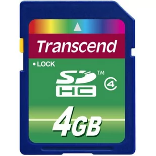 Transcend SDHC C4 4GB (TS4GSDHC4) - Karty pamięci - miniaturka - grafika 1