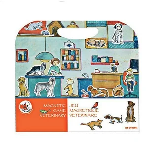 Egmont Toys Toys - Gra magnetyczna - WETERYNARZ 630668 - Układanki dla dzieci - miniaturka - grafika 1