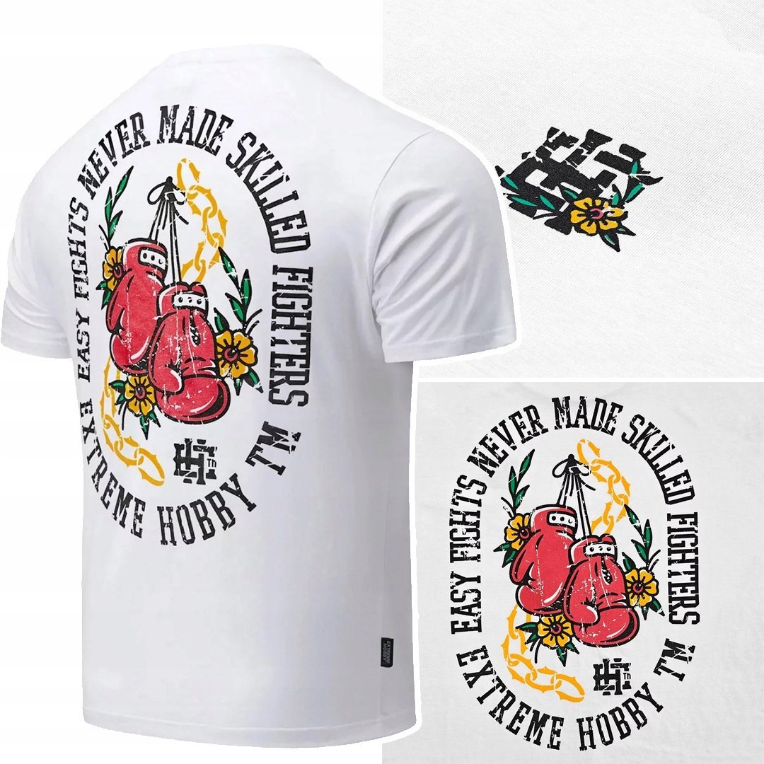 Koszulka Męska T-Shirt Extreme Hobby Resilent Biała R. Xxl