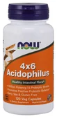 Układ pokarmowy - NOW FOODS Acidophilus 4x6 (Probiotyk, Zdrowa Flora Jelitowa) 120 Kapsułek wegetariańskich - miniaturka - grafika 1