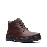 Półbuty męskie - Clarks Rockie 2 Up Gore-Tex [mahogany leather] - rozmiar 41 - miniaturka - grafika 1