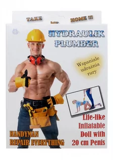 Lalki miłości - Boss Series Hydraulik Plumber Male Doll - dmuchana sex lalka męska - grafika 1