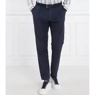 Tommy Hilfiger Spodnie HARLEM | Tapered fit | z dodatkiem lnu - Spodnie męskie - miniaturka - grafika 1