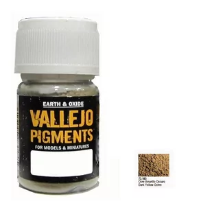 Vallejo Pigment Dark Yellow Ocre GXP-501786 - Akcesoria i części modelarskie - miniaturka - grafika 1