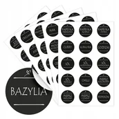 Etykiety do drukarek - 75x Naklejki Etykiety na Słoiki Zakrętki Przyprawy - miniaturka - grafika 1