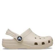 Buty dla dziewczynek - Klapki Crocs Classic Clog T 206990 Beżowy - miniaturka - grafika 1