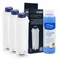 Akcesoria i części do ekspresów do kawy - Zestaw Do Delonghi, Filtr DLSC002 3 szt, Aqualogis Latteo 250ml - miniaturka - grafika 1