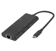Huby USB - Deltaco USBC-HDMI31 huby i koncentratory USB Type-C 5000 Mbit/s Czarny USBC-HDMI31 - miniaturka - grafika 1