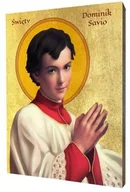 Ikony i obrazy sakralne - Ikona religijna święty Dominik Savio - miniaturka - grafika 1