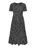 Sukienki - ONLY ONLMAY S/S Peplum Calf Dress Box JRS, sukienka, czarna, S, czarny, S - miniaturka - grafika 1