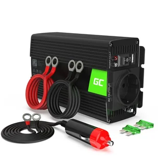 Green Cell Green Cell Przetwornica napięcia 12V na 230V 300W/600W - Przetwornice samochodowe - miniaturka - grafika 2