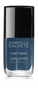 Gabriella Salvete Longlasting Enamel lakier do paznokci 11 ml 04 Grey Indigo - Lakiery do paznokci - miniaturka - grafika 1