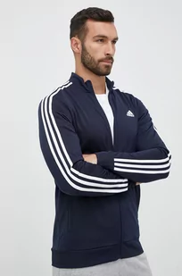 adidas bluza męska kolor granatowy wzorzysta - Bluzy męskie - miniaturka - grafika 1