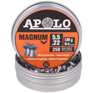 Śrut Apolo Magnum 5.5 mm, 250 szt. 1.00g/15.4gr (13003) - Amunicja do wiatrówek - miniaturka - grafika 3