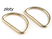Pasmanteria - kufer-pasmanteria.pl Półkole metalowe 20 mm (1szt) ZŁOTE 6E55-5256D_20220512155334 - miniaturka - grafika 1