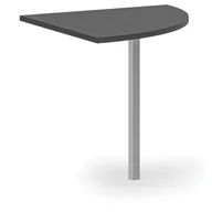 Inne meble biurowe - Dostawka narożna do biurek PRIMO, 800 mm, grafitowy - miniaturka - grafika 1