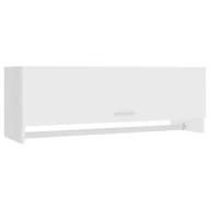 Szafki do salonu - vidaXL Szafka, biała, 100 x 32,5 x 35 cm, płyta wiórowa - miniaturka - grafika 1