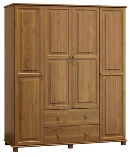 Szafa sosnowa 4D nr2 S180 dąb - Szafy - miniaturka - grafika 1