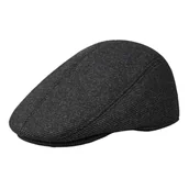 Czapki męskie - KASZKIET Męski Alessio NAUSZNIKI FLAT CAP Jesień Zima Czapka RETRO - miniaturka - grafika 1