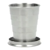 Kuchnia turystyczne i akcesoria - MFH Kieliszek Składany 40 ml Srebrny 33279 - miniaturka - grafika 1