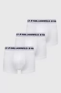 Majtki męskie - Karl Lagerfeld bokserki 3-pack męskie kolor biały - miniaturka - grafika 1