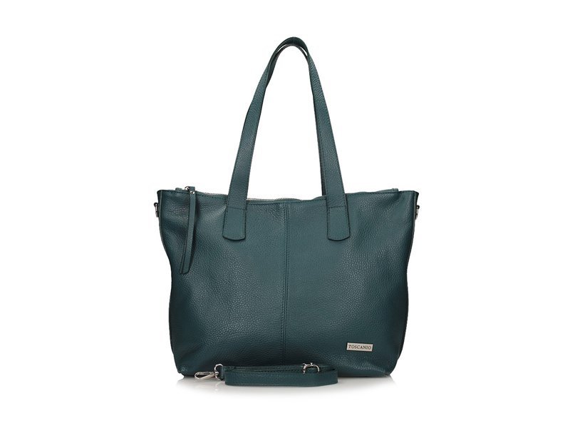 Trzykomorowa torebka skórzana Toscanio C268