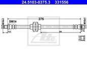 Przewody hamulcowe - Przewód hamulcowy elastyczny ATE 24.5103-0375.3 - miniaturka - grafika 1