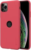 Etui i futerały do telefonów - Nillkin Super Frosted Shield Etui Apple iPhone 11 Pro Max z wycięciem na logo Bright Red - miniaturka - grafika 1